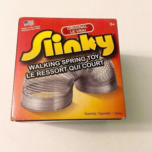 2010 Original Slinky Walking  Spring Toy Poof Slinky Metal Sealed